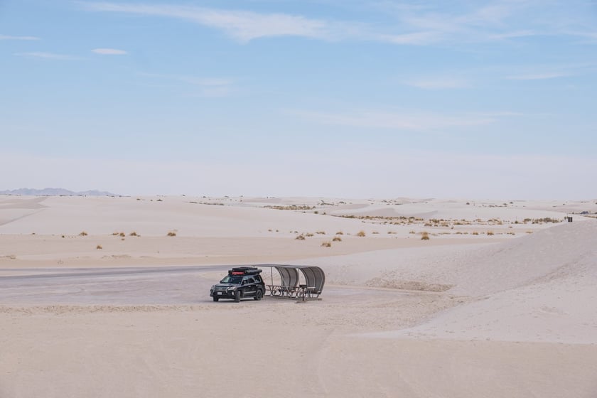 USA, biała pustynia w Texasie